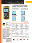Analizador monofásico de calidad eléctrica 43B