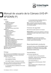 Manual de usuario de la Cámara UVD-IP-XP3DNR(-P)