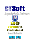 Manual de Usuario de SAI-XP - CTSoft Ingeniería de Software