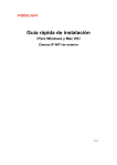 Guía de instalación rápida para Windows y Mac