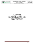 manual elaborador de contratos - Intranet