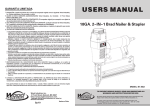 USERS MANUAL - Air Compressors Direct