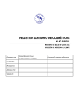 Protocolo Cosm&eacute;ticos - Ministerio de Salud