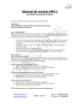 Manual de usuario DRV-L