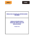 MÓDULO DEL PLAN ANUAL DE CONTRATACIONES DEL SEACE