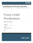 Manual de Usuario - Fuzzy Lineal Ponderation