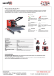 Prensa térmica Secabo TC 5 www.RotulaTienda.com