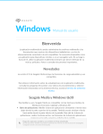 Windows Manual de usuario