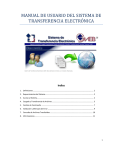 manual de usuario del sistema de transferencia electrónica