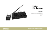 IEM-75 sistema inalámbrico UHF manual de instrucciones