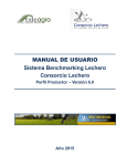 MANUAL DE USUARIO Sistema Benchmarking Lechero Consorcio