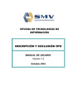 INSCRIPCI&Oacute;N Y EXCLUSI&Oacute;N OPS