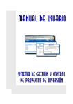 MANUAL DE USUARIO DEL SISTEMA DE GESTIÓN Y CONTROL DE