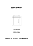 Manual ecoGEO HP