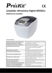 Limpiador Ultrasónico Digital HRV6611