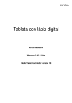 Tableta con lápiz digital