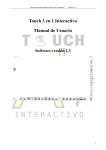 Touch 3 en 1 Interactivo Manual de Usuario