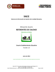 Manual Establecimiento Educativo Referentes de Calidad V 1.0