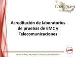 IV ENCUENTRO NACIONAL DE METROLOG&Iacute;A EL&Eacute;CTRICA