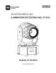 40-VATIOS MÓVIL LED ILUMINACIÓN DE ESCENA HAZ (RGBW)