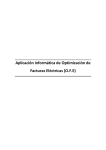 Aplicación informática de Optimización de Facturas Eléctricas (O.F.E)