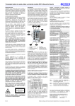 Transceptor óptico de audio, datos y contactos modelo