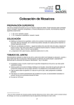 MANUAL DE USUARIO - Colocacion Mosaicos