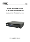 sistema de gestión central grabador de vídeo en red h.264