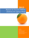 Manual de Usuario SIMDIA (Sistema de captura Web)