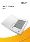 Manual de Usuario AIRIS DBOOK EB001