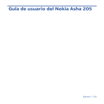 Guía de usuario del Nokia Asha 205