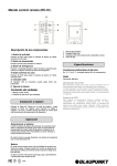 Mando control remoto (RC-S1)