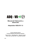 Manual de Fabricación y Desarrollo Adquisidor ADQ