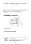Manual de arranque de la estaci&oacute;n de soldadura por aire caliente