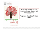 Plan de trabajo 2015 - Secretaría de Salud.