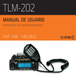 Manual de instrucciones en español para Luthor TLM-202