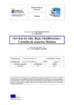 Servicio de Alta, Baja, Modificación y Consulta de usuarios Medusa