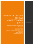 Manual de Usuario SIMDIA | ADMINISTRADOR JUNTA