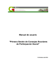 Manual de Usuario del Sistema de 1&deg; Sesion