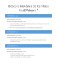 Bitácora Histórica de Cambios RiskDWtools ®