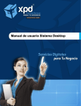 Manual de usuario Sistema Desktop