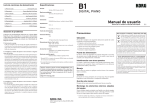 B1 Manual de usuario