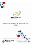 MANUAL DE USUARIO MS OUTLOOK 2003- 2005