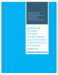 MANUAL DE USUARIO TÉCNICO Sistema Auxiliar para la