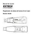 Registrador de datos de fuerza G de 3 ejes