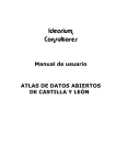 Manual de usuario ATLAS DE DATOS ABIERTOS DE CASTILLA Y