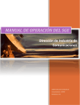 manual de operación del sge - Ministerio de Tecnologías de la
