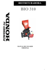 Descargar Manual de Instrucciones biotrituradora Honda