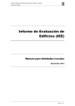 Informe de Evaluaci&oacute;n de Edificios (IEE)