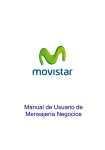 Manual de Usuario Mensajer&iacute;a Negocios